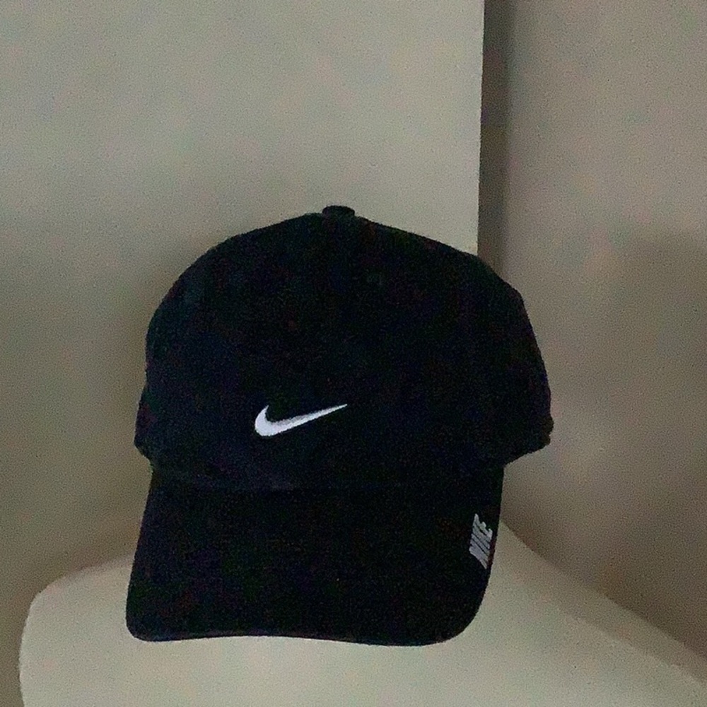 Nike Navy Hat with White Swoosh